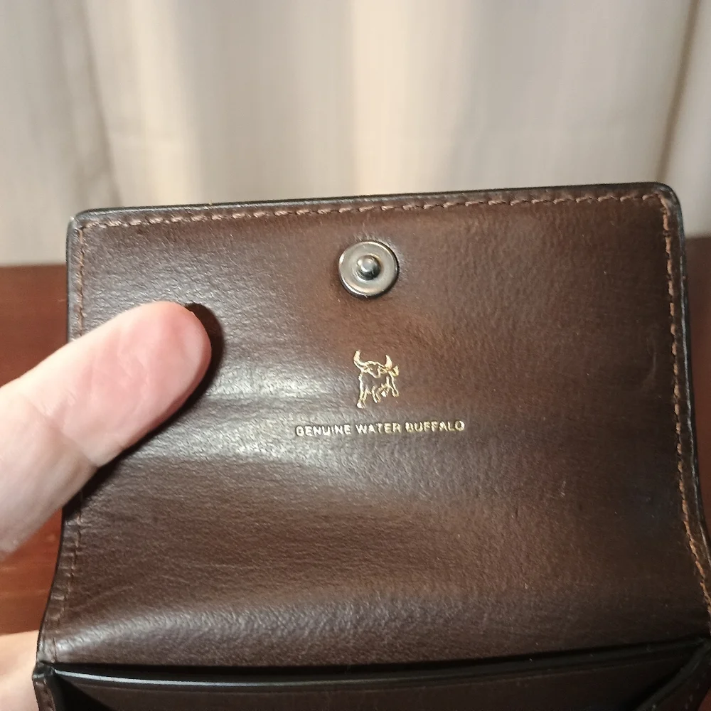 Coach Water Buffalo Leather Wallet